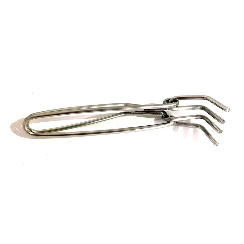 YADNESH Kitchen Pakkad Stainless Steel Hot Pan Gripper use for Serving Kitchen Food Serving Tong Kitchen Smart Pincer Sandasi Sansi Pan Gripper Utensil Holder - Image 5